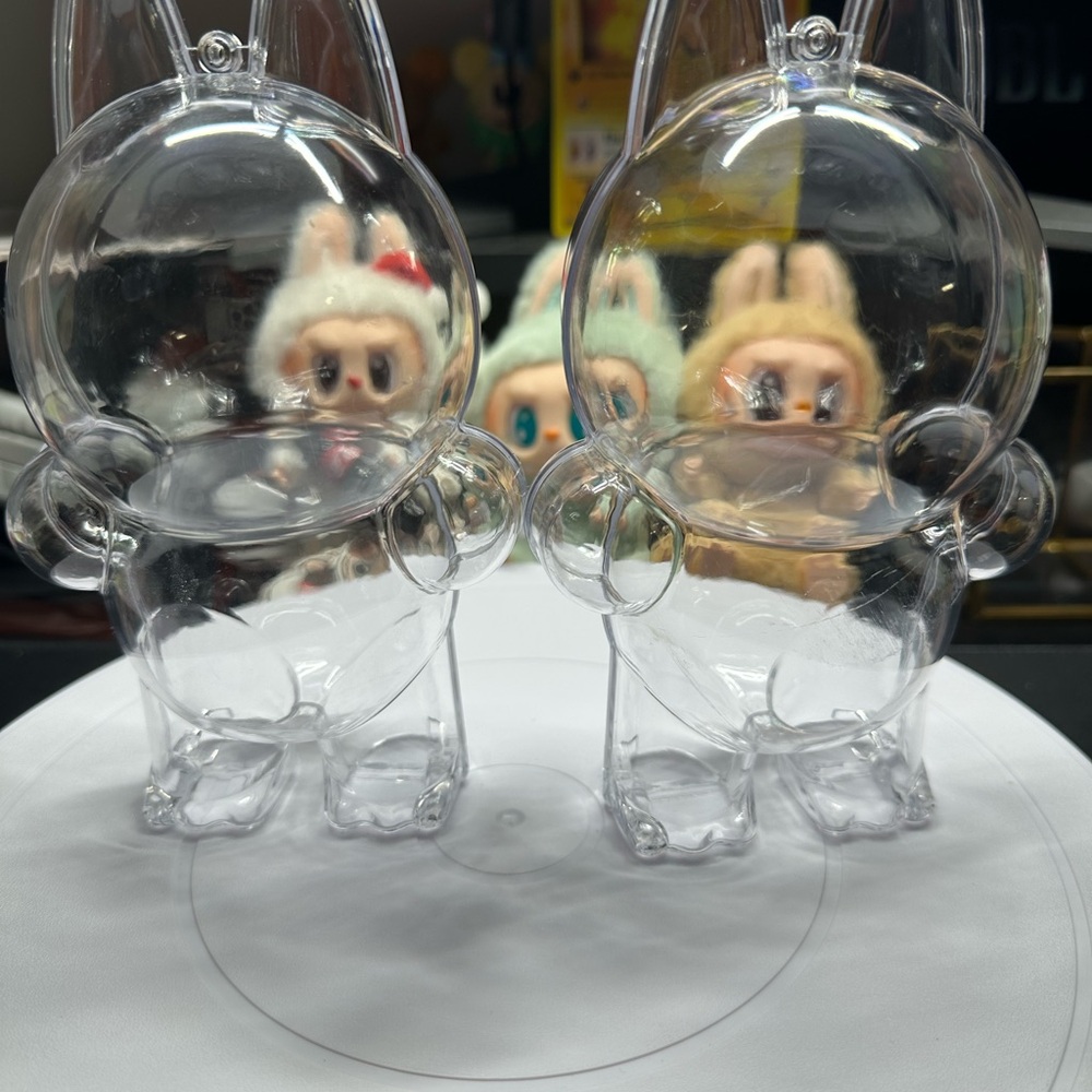 Clear Acrylic Labubu Cases
